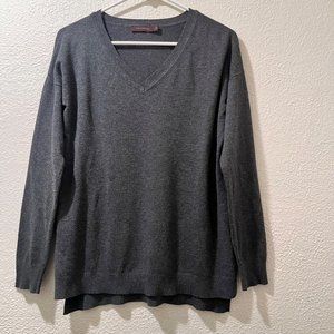 The Limited Mens Elbow Patch V neck Pullover Sweater Size‎ L
